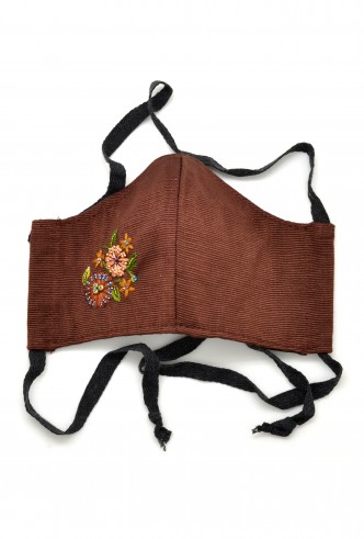Embroidered Copper Mask Embroidered Copper Mask